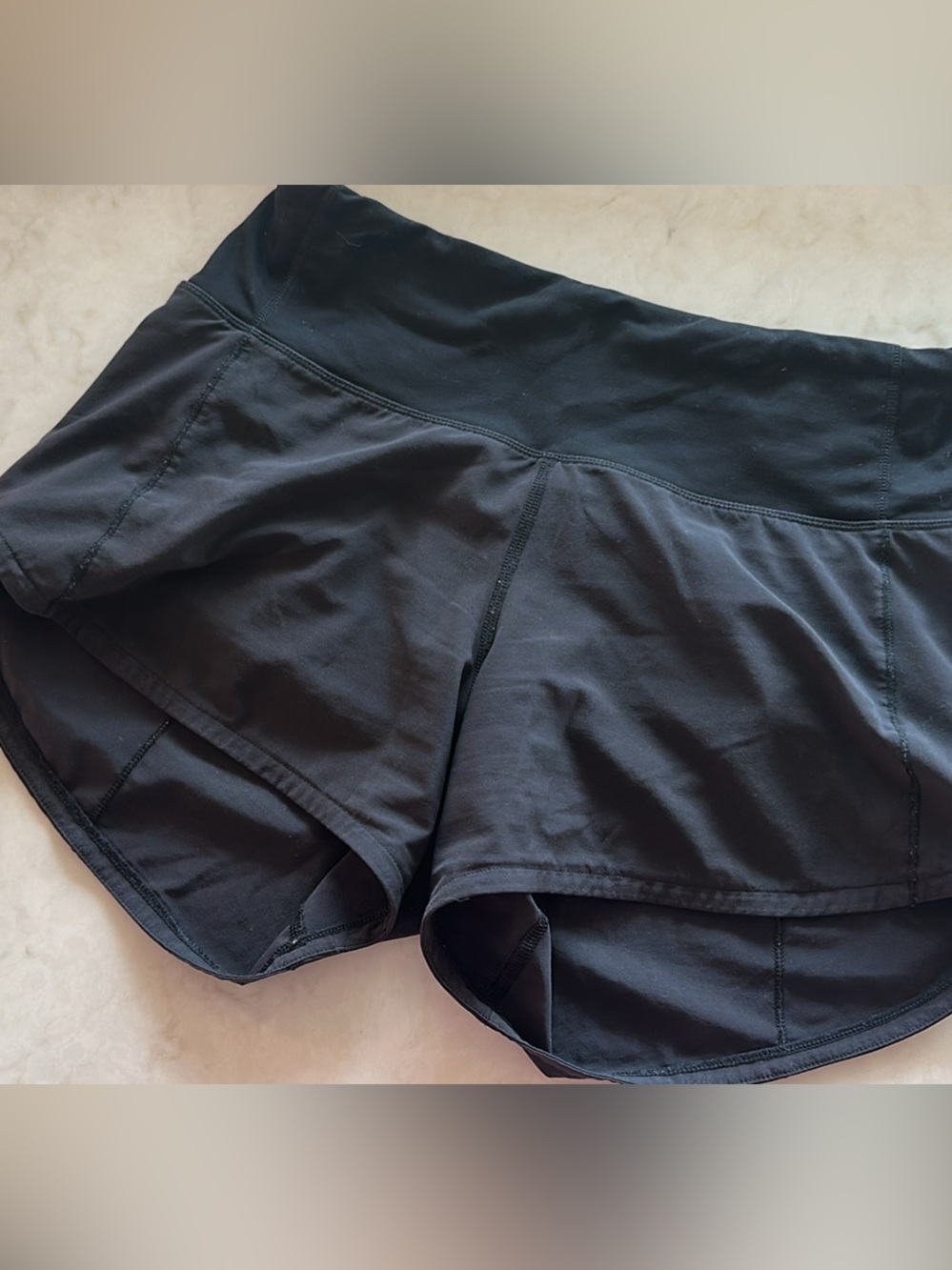 lululemon athletica Black shorts with Built-In Liner
